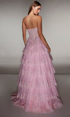 Alyce Paris 62191 - Tiered Ball Gown with Beaded Corset