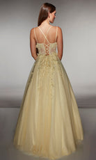 Alyce Paris 62203 - Floral Corset Glitter Ball Gown