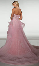 Alyce Paris 62206 - Strapless Applique Gown with Overskirt