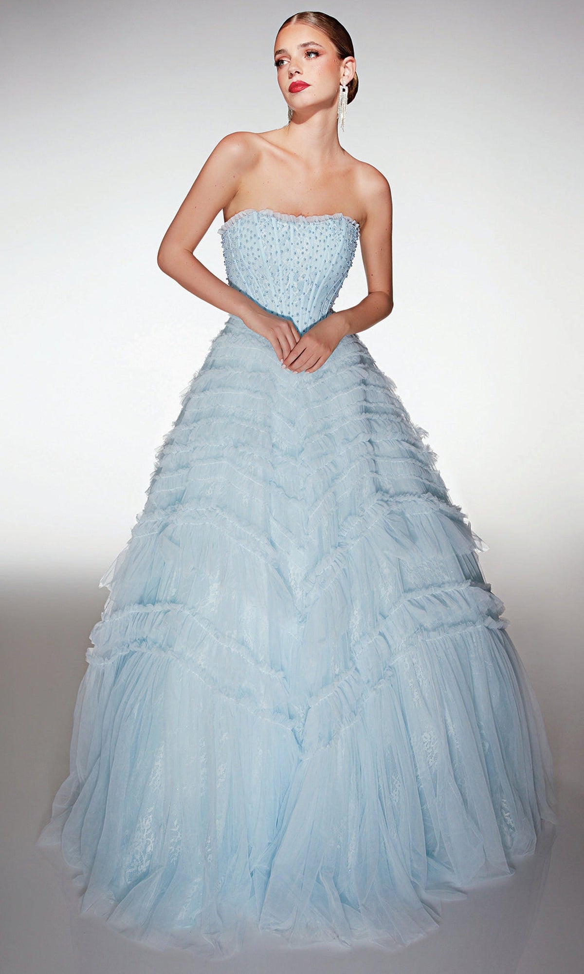 Alyce Paris 62208 - Strapless Beaded Ball Gown