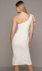 Alyce Paris 70005 - One Shoulder Knee Length Dress