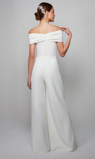 Alyce Paris 70013 - Off Shoulder Twist Front Formal Jumpsuit