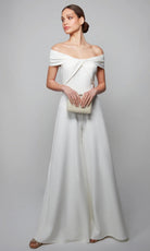 Alyce Paris 70013 - Off Shoulder Twist Front Formal Jumpsuit