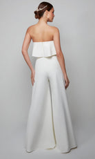 Alyce Paris 70015 - Strapless Flounce Bodice Jumpsuit