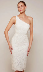 Alyce Paris 70029 - One Shoulder Sequin Lace Dress