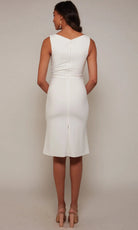 Alyce Paris 70037 - Asymmetric Sleeveless Knee-Length Dress