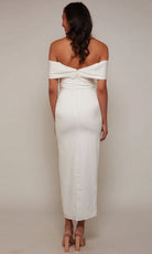 Alyce Paris 70041 - Tea-Length Straight Neck Dress