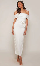 Alyce Paris 70041 - Tea-Length Straight Neck Dress