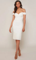 Alyce Paris 70047 - Off Shoulder Sweetheart Sheath Dress