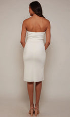 Alyce Paris 70048 - Strapless Scuba Knee-Length Dress