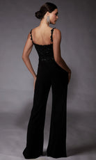 Alyce Paris 70073 - Embroidered Bodice Sweetheart Jumpsuit