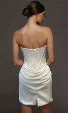 Alyce Paris 70090 - Strapless Minimalist Short Dress with Back Slit