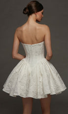 Alyce Paris 70110 - A-Line Textured Floral Bridal Cocktail Dress