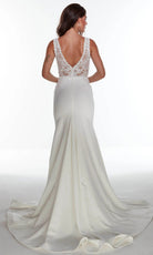 Alyce Paris 7016 - Illusion Lace Bodice Plunging V-Neck Gown