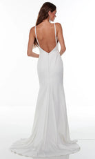 Alyce Paris 7051 - Sleek Satin Gown with Cowl Neckline