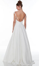 Alyce Paris 7054 - Button Back Perfect Satin A-Line Gown