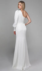 Alyce Paris 7065 - One Shoulder Charmeuse Fitted Gown