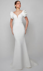 Alyce Paris 7066 - Rose Sleeve Mermaid Evening Gown