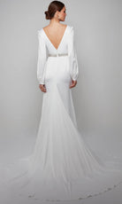Alyce Paris 7070 - Long Sleeve Bridal Dress with Beading