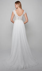 Alyce Paris 7073 - Cap Sleeve Scalloped Lace A-Line Gown