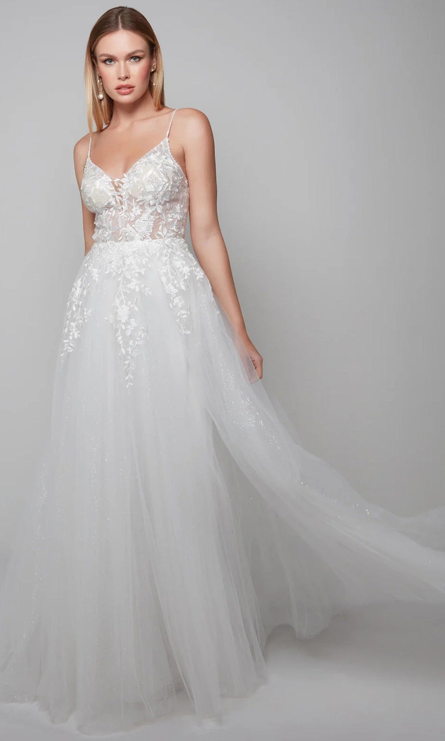 Alyce Paris 7079 - A-line Bridal Ballgown with Embroidery