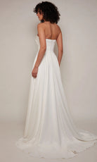Alyce Paris 7088 - Strapless A-line Wedding Gown with Slit