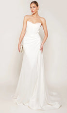 Alyce Paris 7093 - Strapless Wide V-Neck Wedding Dress