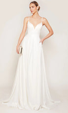 Alyce Paris 7095 - Deep V-Neck Back Button Long Gown