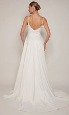 Alyce Paris 7095 - Deep V-Neck Back Button Long Gown