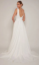 Alyce Paris 7096 - Classic V-Neck A-line Wedding Dress