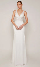 Alyce Paris 7097 - Lace Illusion Bodice Sheath Dress
