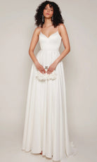 Alyce Paris 7099 - Deep V-Neckline Beaded Trim Dress
