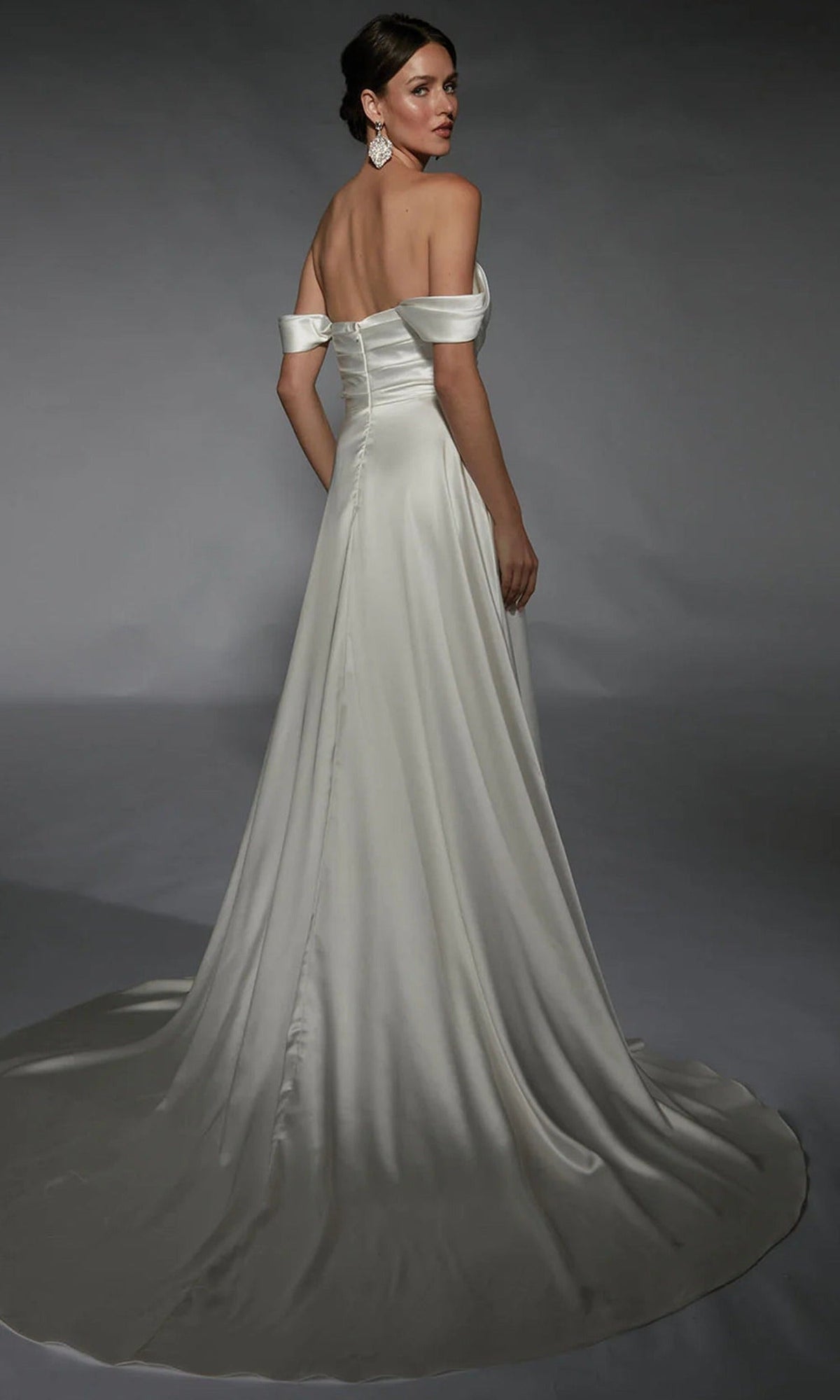 Alyce Paris 7107 - Strapless A-line Perfect Satin Gown