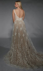 Alyce Paris 7132 - Floral Appliqued A-line Bridal Gown