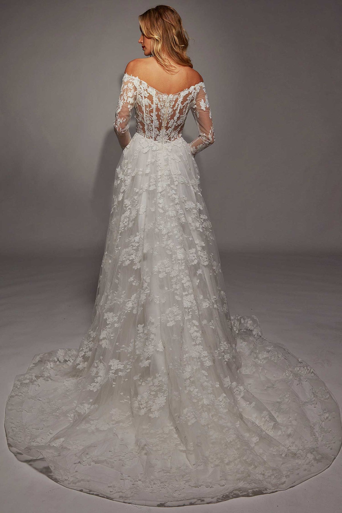 Alyce Paris 7150 - Printed Ruffle Corset Ballgown