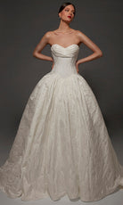 Alyce Paris 7165 - Floral Embossed Sweetheart Ballgown