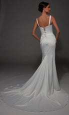Alyce Paris 7171 - Scoop Neck Bridal Sheath Gown