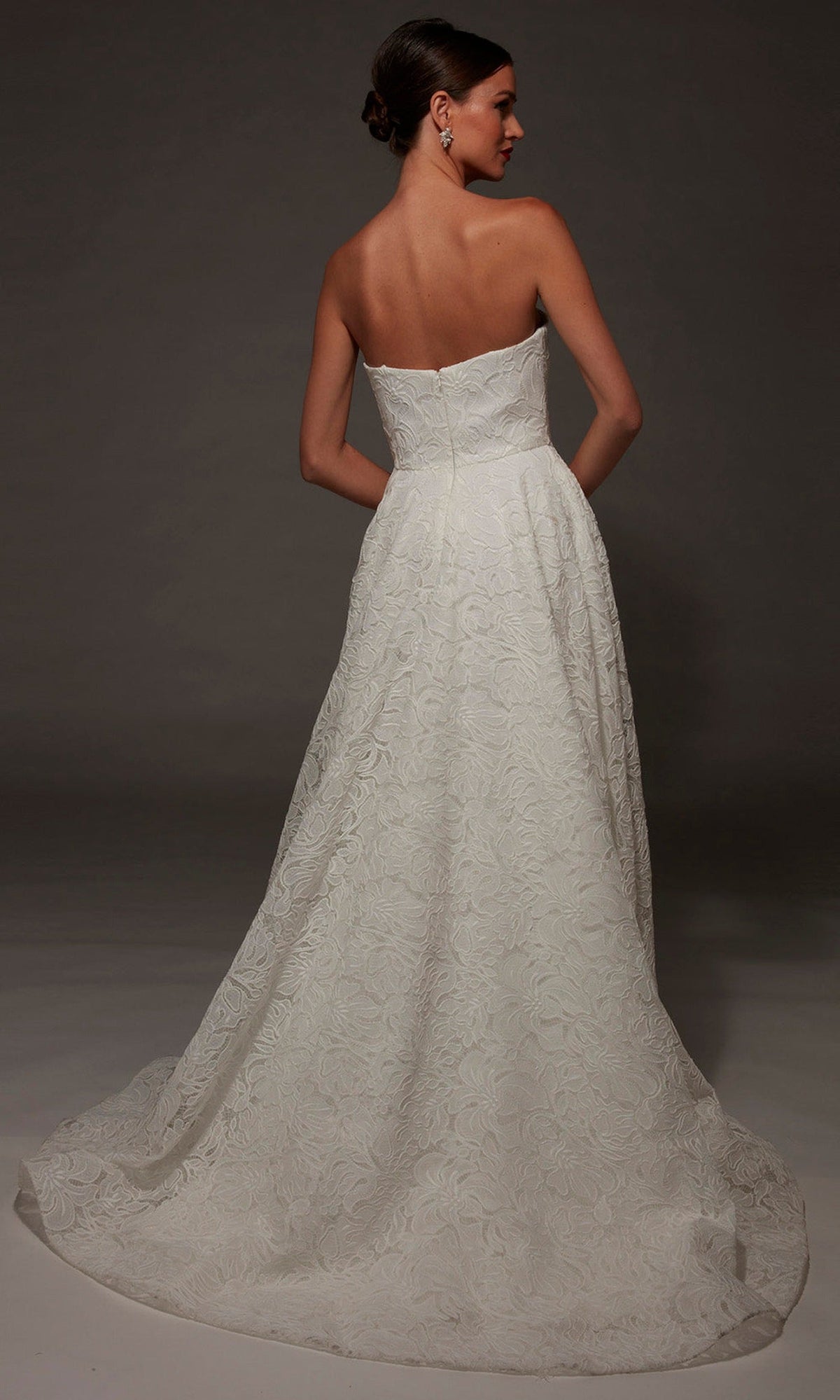 Alyce Paris 7178 - Allover Lace A-Line Wedding Gown