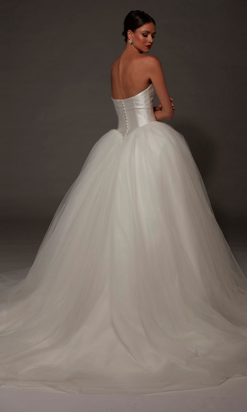 Alyce Paris 7182 - Straight Across Layered Tulle Ballgown - Silhouette Dresses