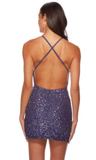 Alyce Paris 84000 - Sequin Sheath Cocktail Dress - view 11
