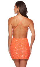 Alyce Paris 84000 - Sequin Sheath Cocktail Dress - view 7