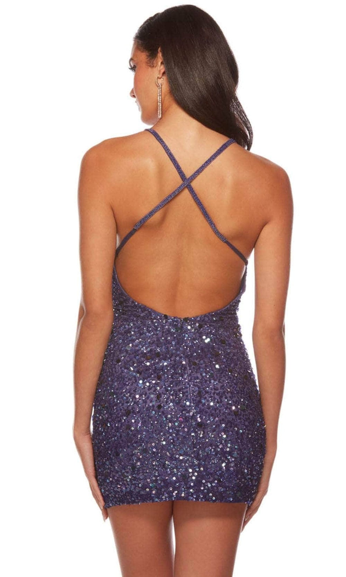 Alyce Paris 84001 - Sequin Ornate Cocktail Dress