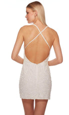 Alyce Paris 84001 - Sequin Ornate Cocktail Dress