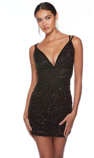 Alyce Paris 84013 - Dual Strap Beaded Cocktail Dress - view 4