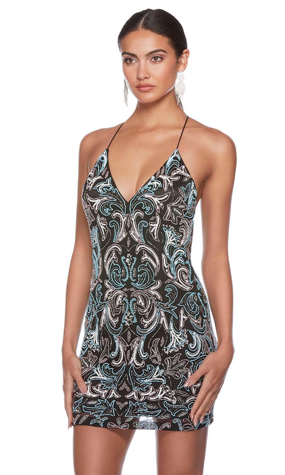 Alyce Paris 84015 - Sleeveless Fitted Bodice Cocktail Dress - designer cocktail dress at Silhouette Dresses