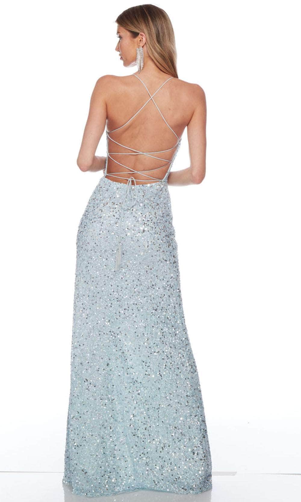 Alyce Paris 88000 - Sequin Scoop Neck Prom Dress - detail view