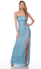 Alyce Paris 88000 - Sequin Scoop Neck Prom Dress - designer prom dress at Silhouette Dresses