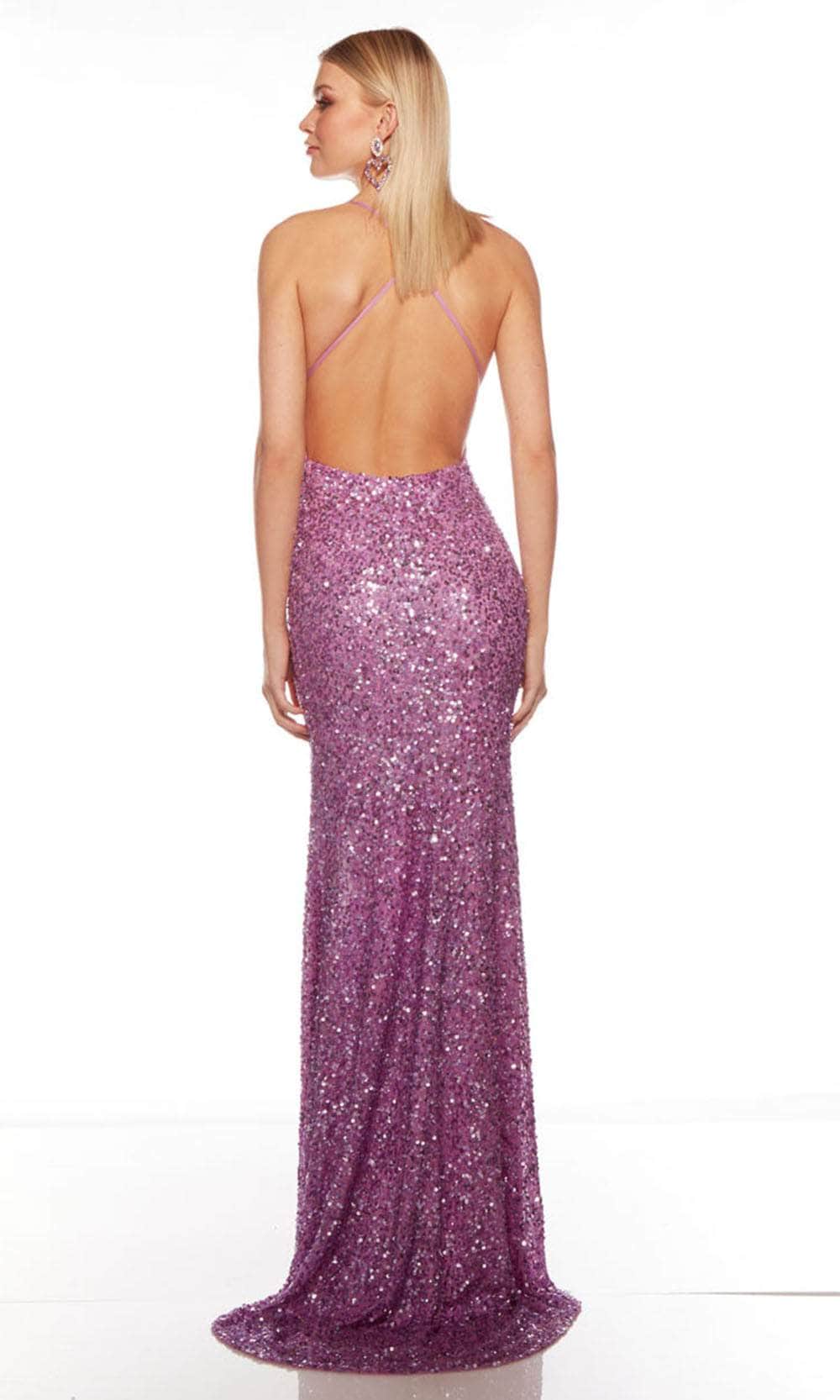 Alyce Paris 88002 - Sequin Sheath Prom Dress with Slit - view 7