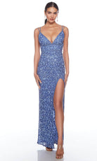 Alyce Paris 88005 - Beaded Open Back Evening Gown - designer prom dress at Silhouette Dresses