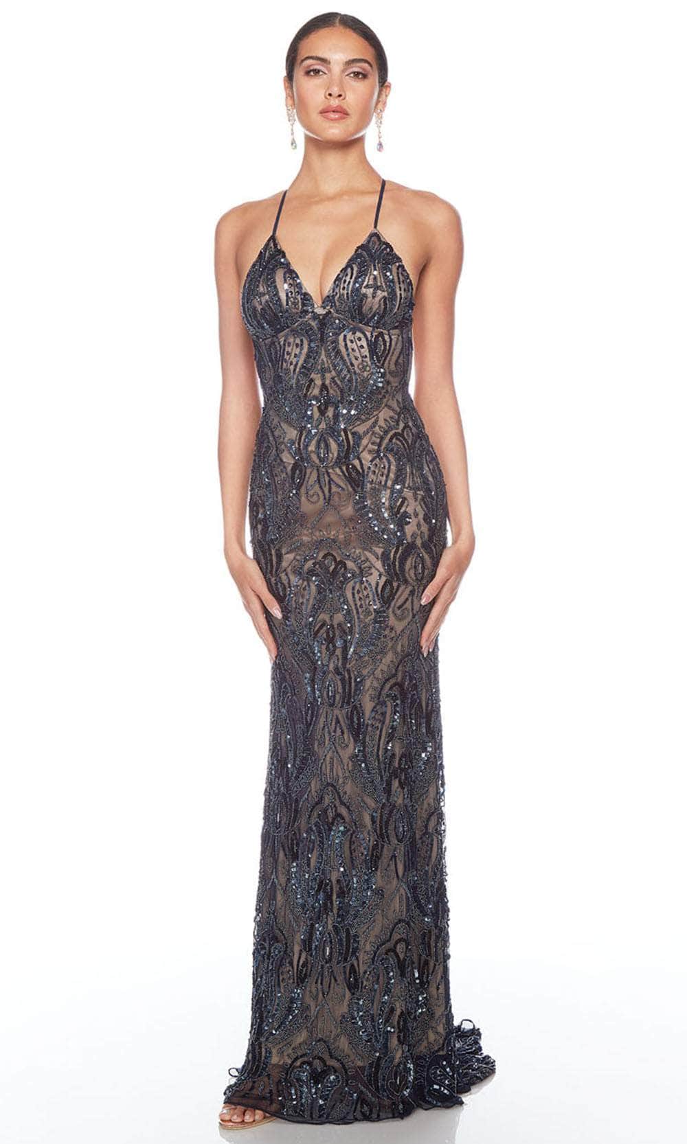 Alyce Paris 88006 - Embellished Sheath Long Dress - view 11